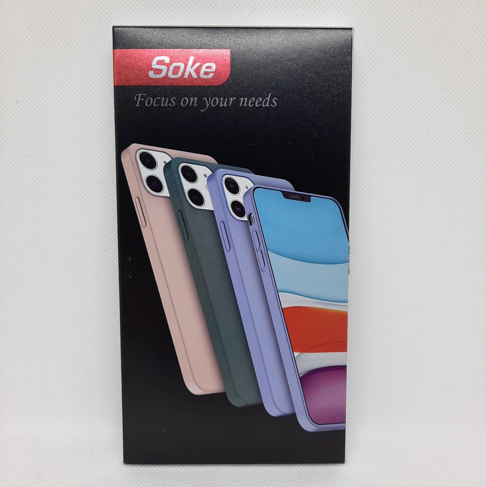 Soke iPhone 12 Pro Silicone Phone Case, Clove Purple